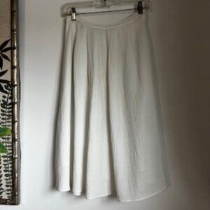 FRNCH Cream Midi Skirt